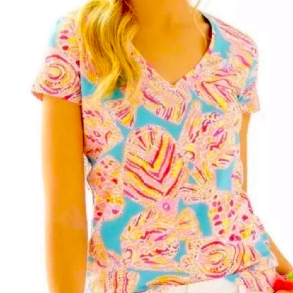 NWOT Lilly Pulitzer Breakwater Tini Bikini T-shirt